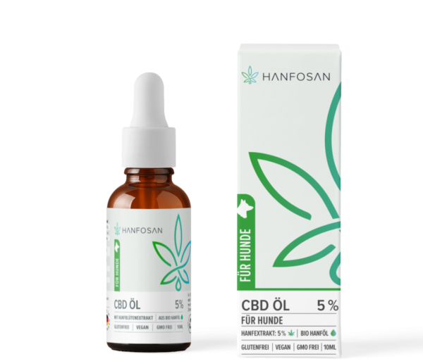 CBD Öl für Hunde 5 % · 10 ml