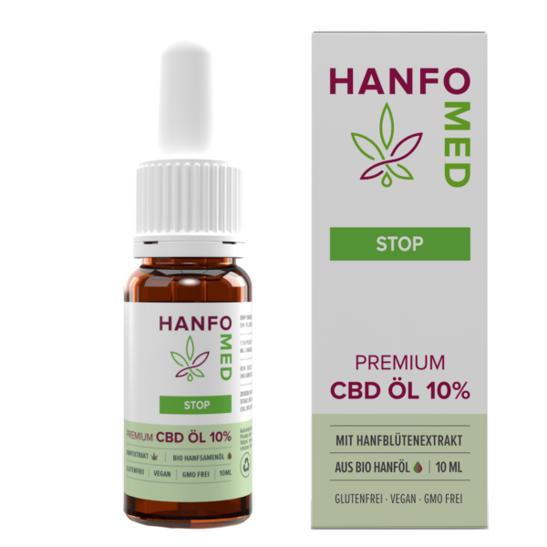 CBD Öl Entzündungshemmer "Stop" 10% · 10 ml