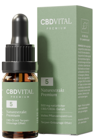 CBD VITAL CBD Naturextrakt PREMIUM Öl 5%