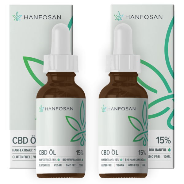 CBD Öl 15 % · 2er Pack