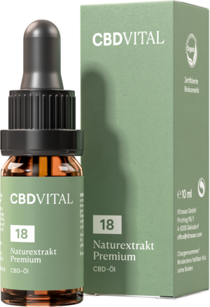 CBD VITAL CBD Naturextrakt PREMIUM Öl 18%