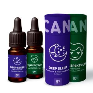 Canimal 1+1 CBD Öl 10% + CBD Schlaföl 5%