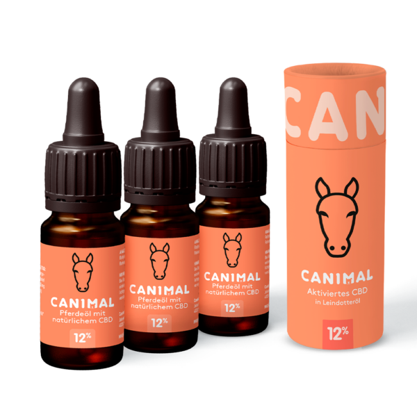 Canimal 3x CBD Pferdeöl 12%