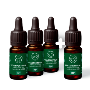 Canimal 4x CBD Öl 10%: 4 zum Preis von 3!