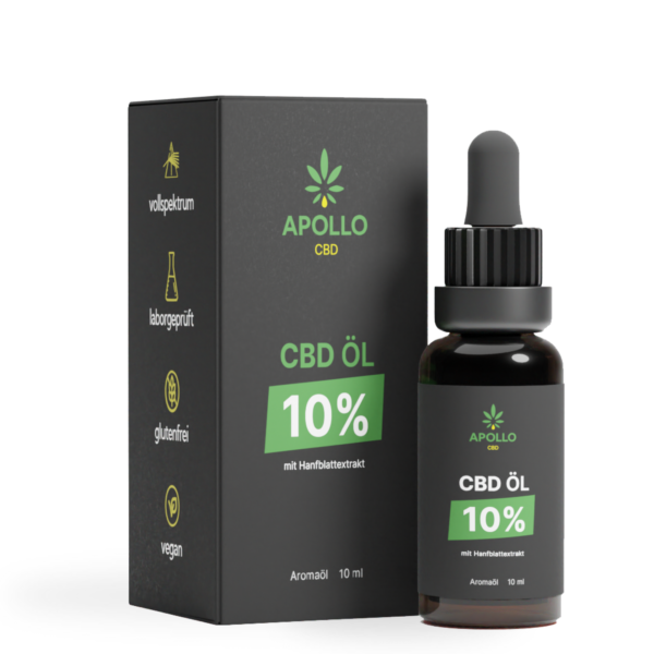 CBD Öl 10 Prozent Vollspektrum-Extrakt kaufen 10ml THC 0%