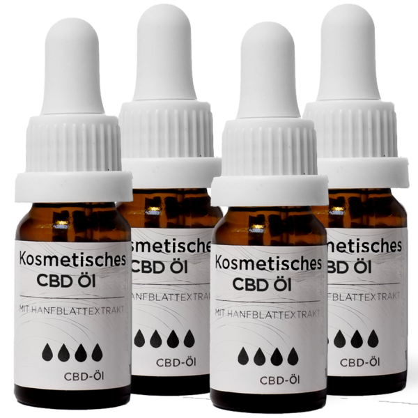 Lucky Hemp 10% CBD Öl – Lucky PURE® - 4x 10ml