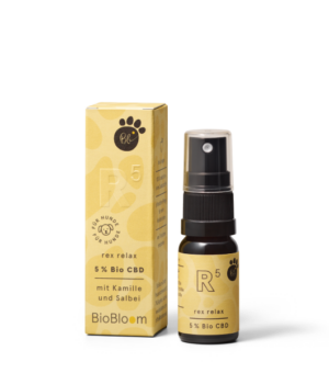 BioBloom 5% Bio CBD Öl für Hunde - rex relax